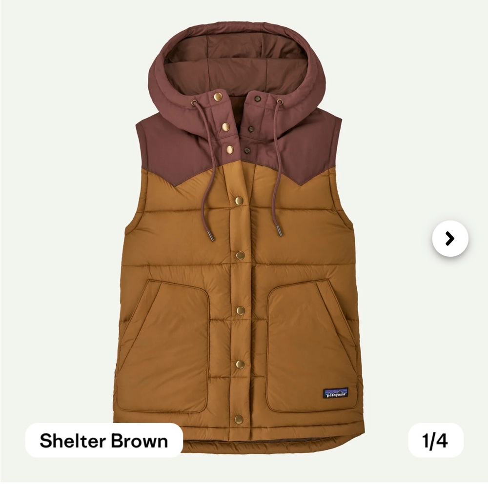 Patagonia bivy womens  Puffer Vest L NWOT - Picture 3 of 4